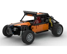 Buggy with dampers (pneumatic cylinders)