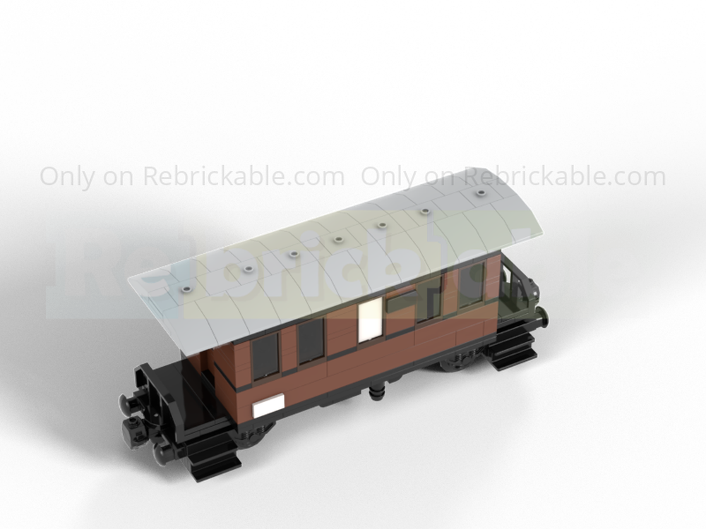 Lego 8wide State railway passenger car - class III