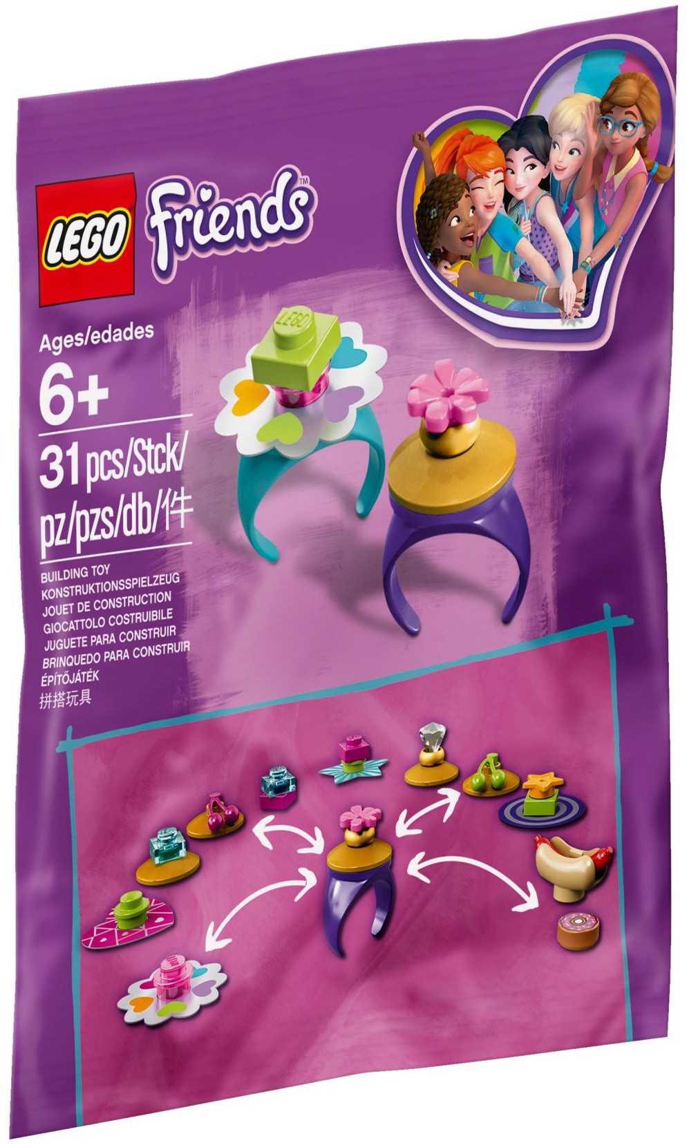 Lego Friendship Rings