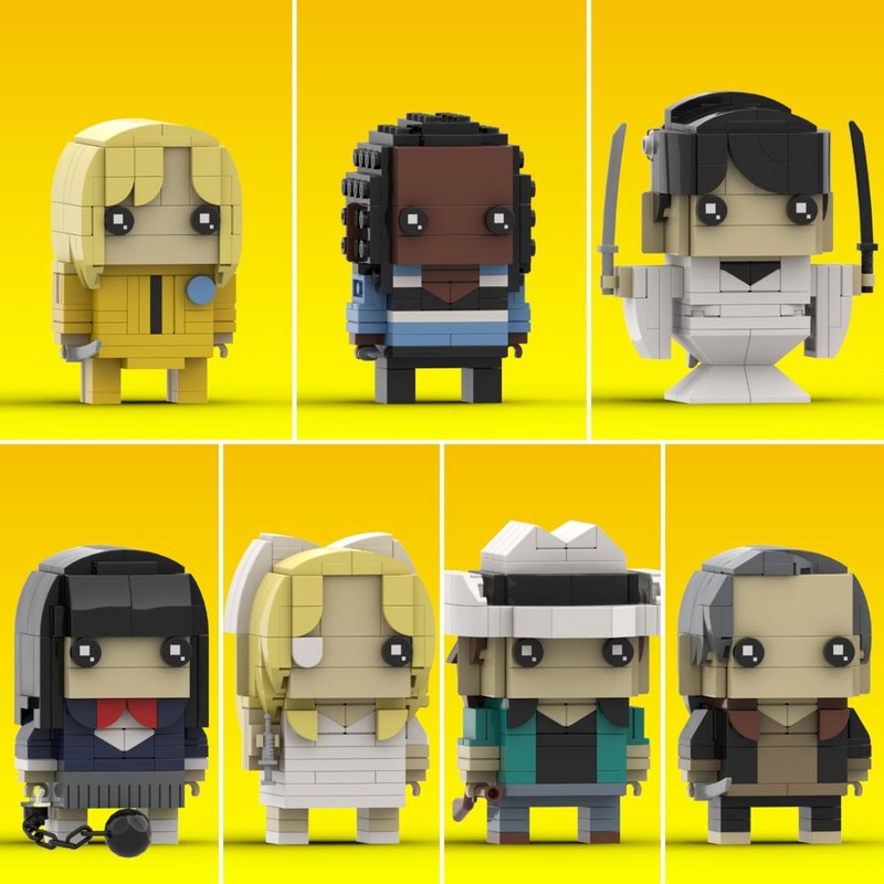 Lego Kill Bill Brickheadz Collection