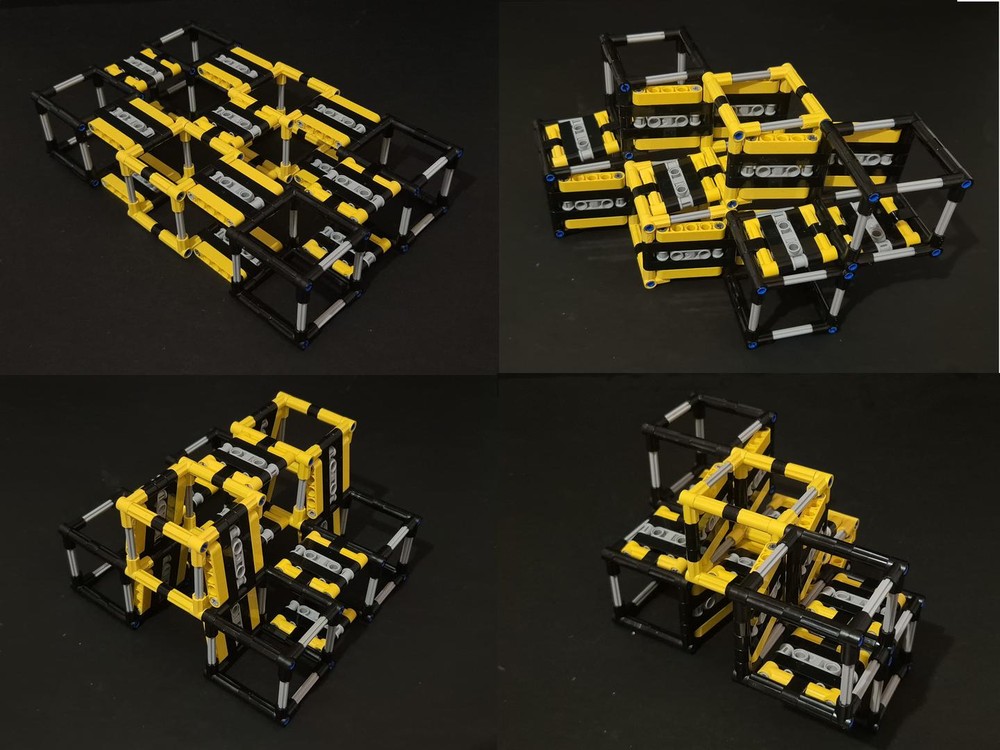 Lego Multi-shape folding up structure