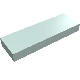 Tile 1 x 3 / Light Aqua