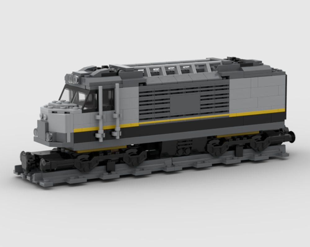 Lego Maze Runner train WCKD locomotive