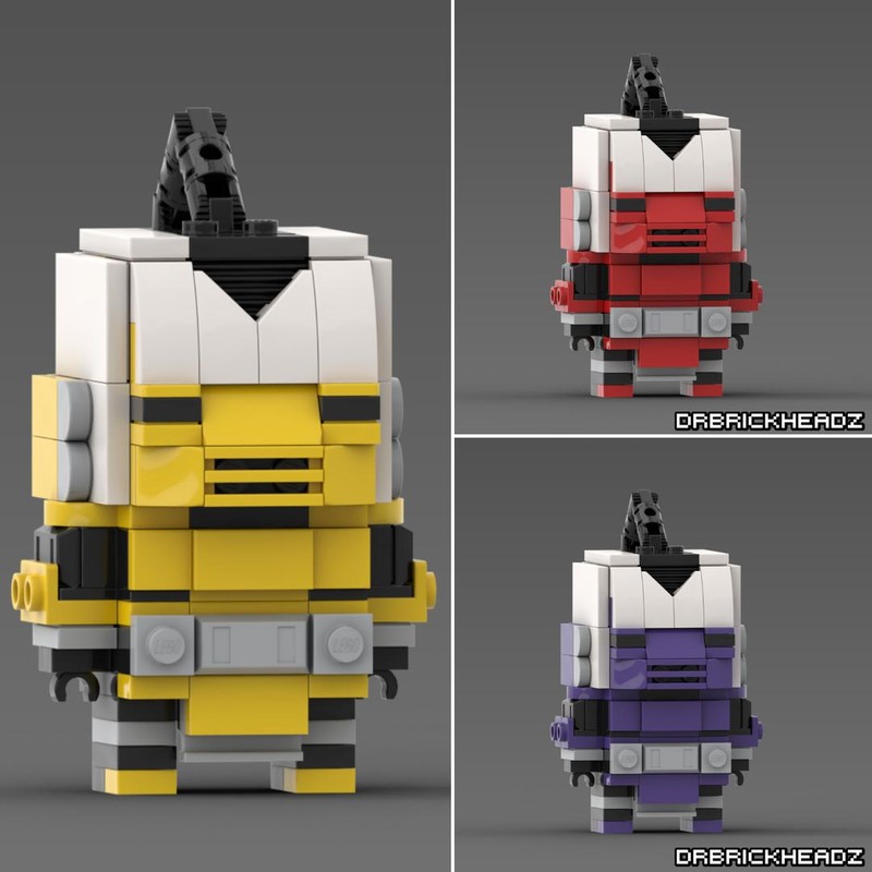 Lego Cyborg Ninjas (Mortal Kombat 3) Brickheadz