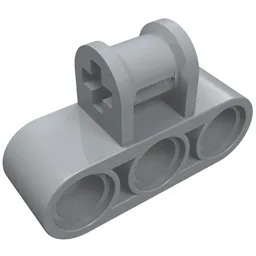 Technic Axle and Pin Connector Perpendicular Triple / Light Bluish Gray