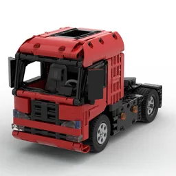 Mini RC European Semi Tractor - Technic Cab & PF version