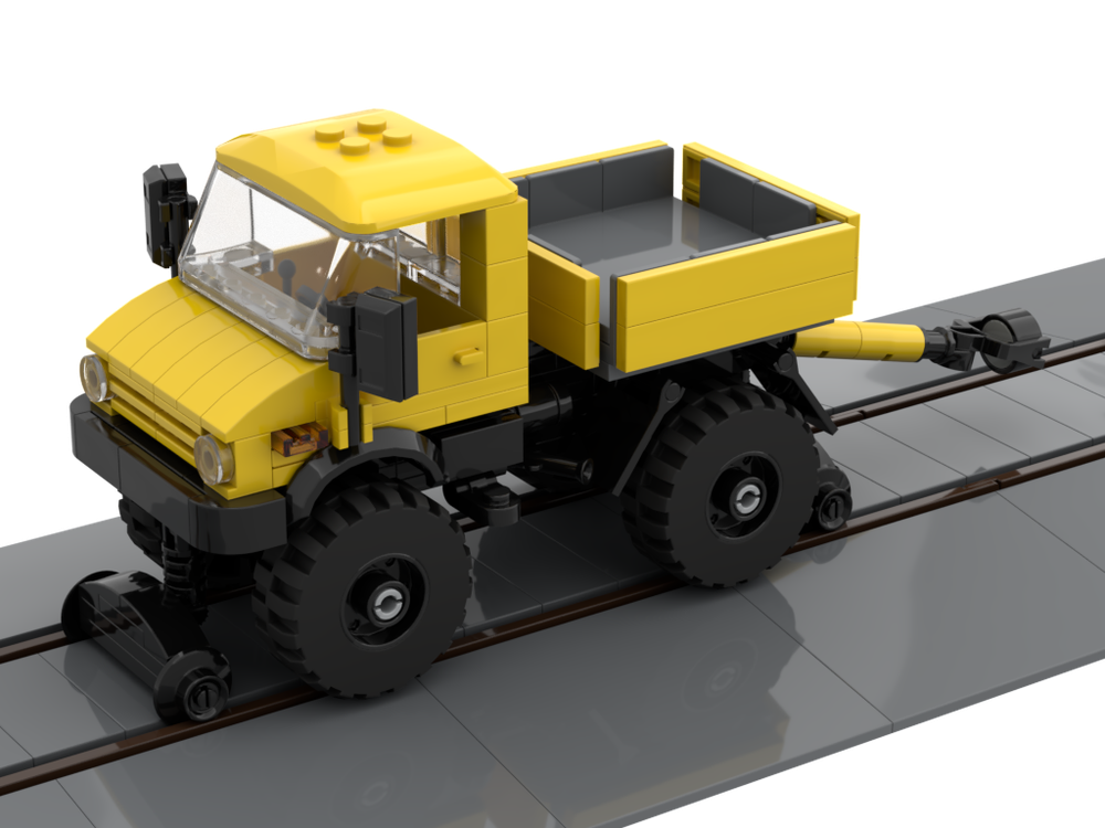 Lego "2-Wege" Unimog 406 & 416 Road-Rail-Vehicle Playeble