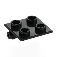 Hinge Brick 2 x 2 Top Plate Thin / Dark Azure