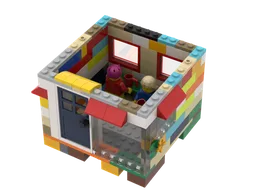 BYGGLEK Medium house