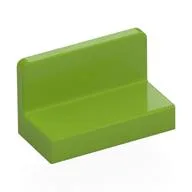 Panel 1 x 2 x 1 [Rounded Corners] / Lime