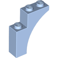 Lego Brick Arch 1 x 3 x 3 [Gothic] / Bright Light Blue