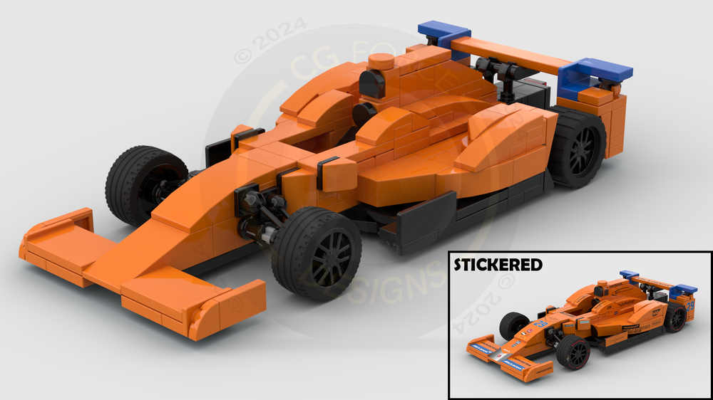 Lego Indycar 2017 MHA Alonso Oval Spec