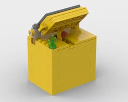 Monster In Treasure Chest Kinetic Sculpture