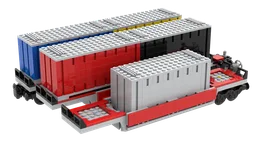Intermodal Triple Container Flatcar