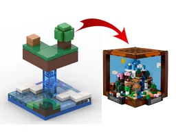 Skyblock - Alternate Build of "21265-1 The Crafting Table"