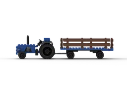 Double-axle Trailer for Blue Tractor