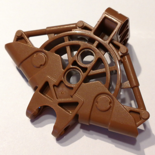 Lego Large Figure Skeletal, Torso, Upper, with Ball Socket (Vahki) / Light Brown