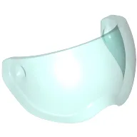 Headwear Accessory Visor / Trans-Light Blue