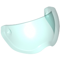 Lego Headwear Accessory Visor / Trans-Light Blue