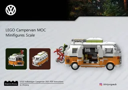 Campervan [Minifigure Scale] [Orange Color]