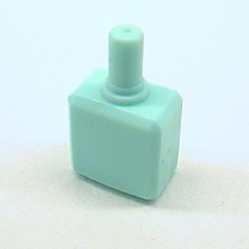 Lego Belville / Scala, Equipment, Bottle Perfume with Rectangle Base / Aqua