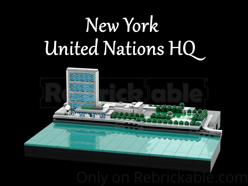 Lego United Nations Headquarters- NYC