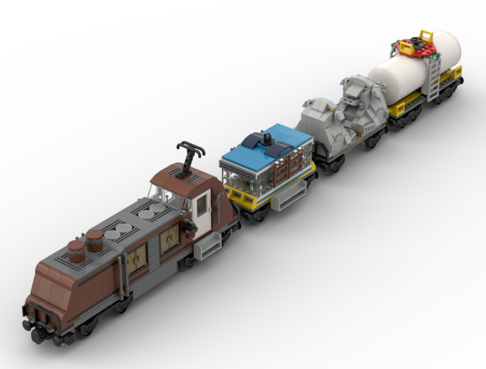 Lego ninjago city cargo train