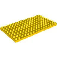 Duplo Plate 8 x 16 / Yellow