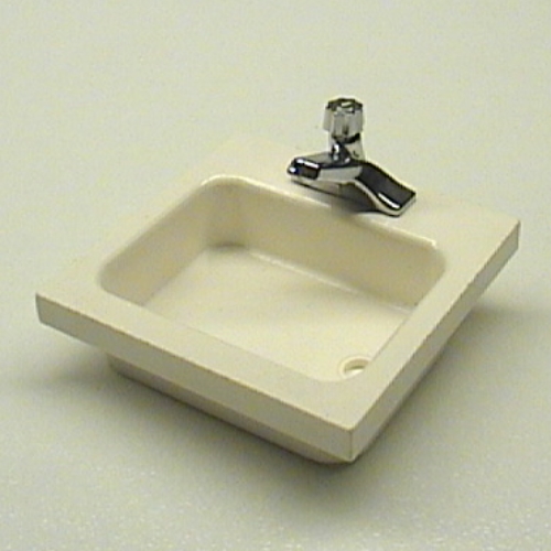 Lego Homemaker Washbasin Sink with Chrome Silver Tap (Complete Assembly)