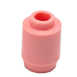 Brick Round 1 x 1 Open Stud / Warm Pink