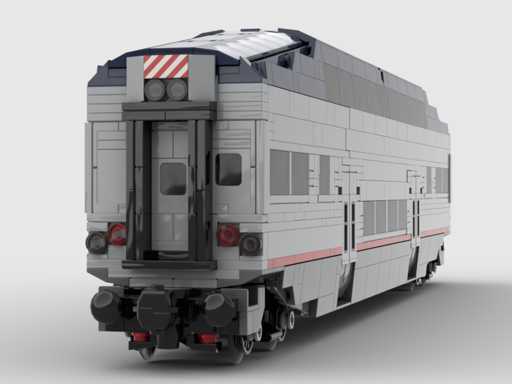 Lego Amtrak Passenger Car (Bombardier Style)