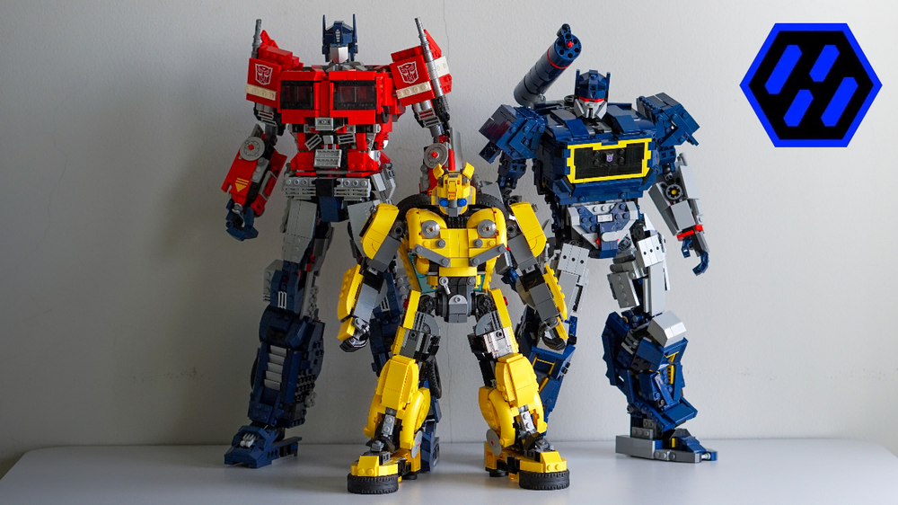 Lego 10302 10338 10358 BBM 2018 Bundle | Optimus Prime Bumblebee and Soundwave - Alternate Build