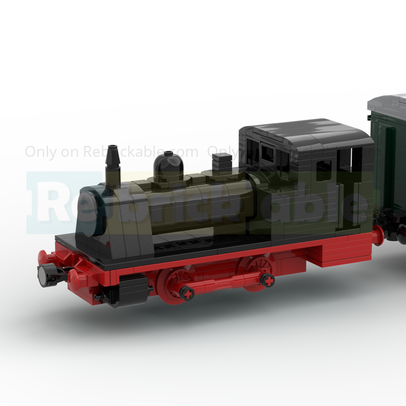 Lego 8W German Train Borsig 8 BN2T Steam Locomotive