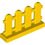 Picket Fence 1 x 4 x 2 / Yellow