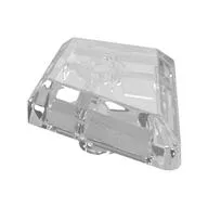 Tile Special 1 x 2 Diamond Plain / Trans-Clear