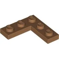 Plate 3 x 3 Corner / Medium Nougat
