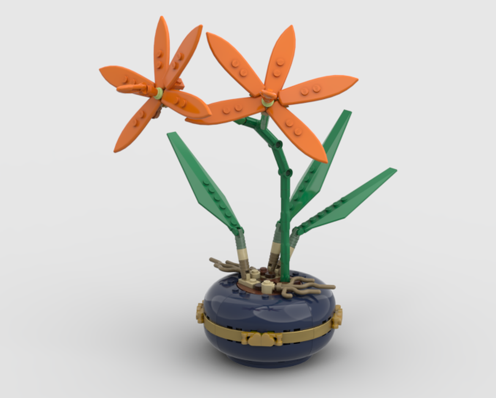 Lego Orange bird orchid