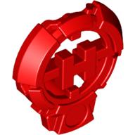 Lego Large Figure Chest Badge with 'H' Hero Factory Logo Design / Red
