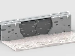 Hoth Rebel Bunker MOC (Front gate)