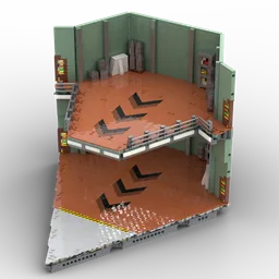 Stargate Atlantis Puddle Jumper Bay (type A)