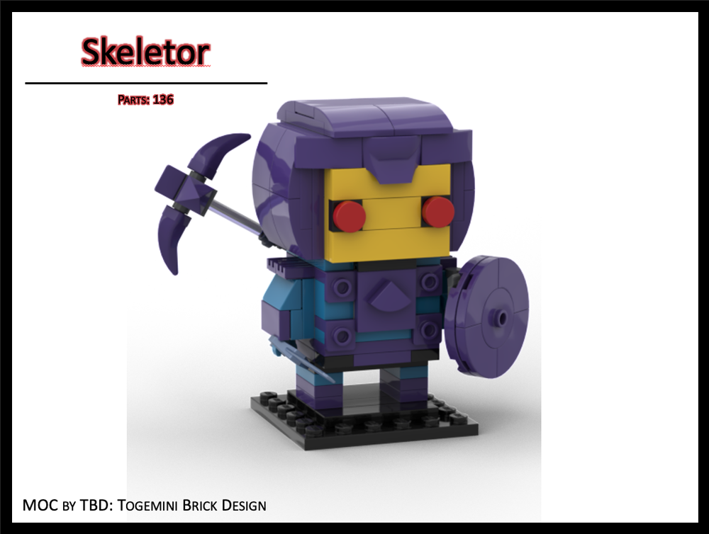 Lego Skeletor Brickheadz - MOTU