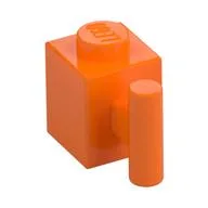 Brick Special 1 x 1 with Handle / Orange