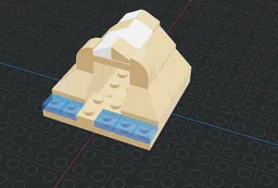 modular temple entrance