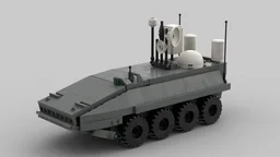 Futuristic Electronic Warfare Vehicle