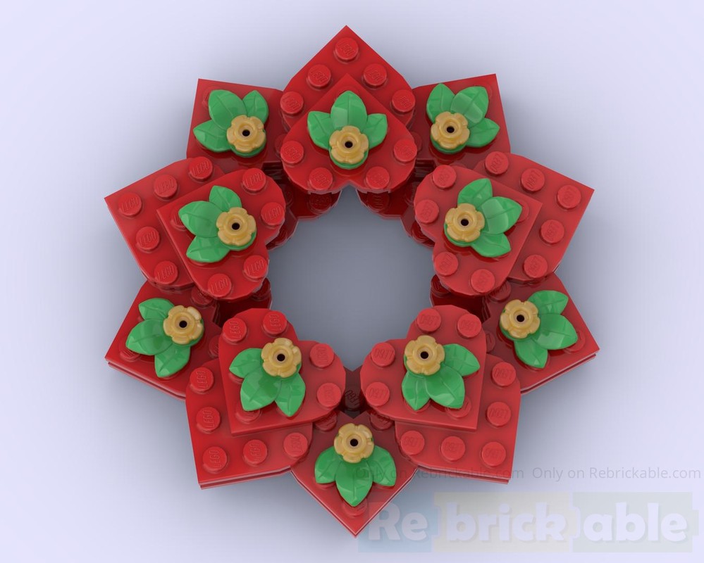 Lego Christmas Wreath