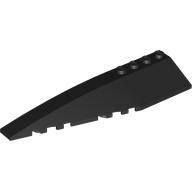 Lego Brick Wedged, Curved 12 x 3 Left / Black