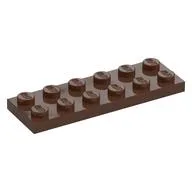 Plate 2 x 6 / Brown