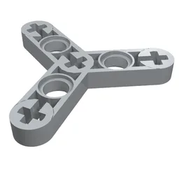 Technic Beam Rotor 3 Blade Thin / Light Bluish Gray