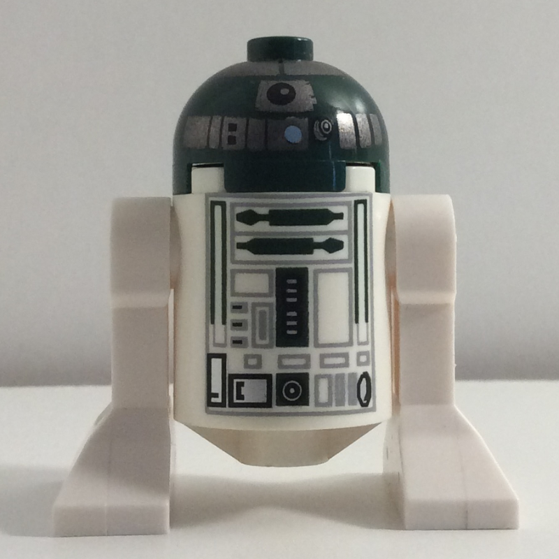 Lego Astromech Droid, R4-P44, Pearl Gray print