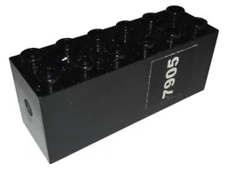 Brick, Modified 2 x 6 x 2 Weight - Bottom Sealed, Dimple on Ends with White '7905' Pattern (Sticker) - Set 7905